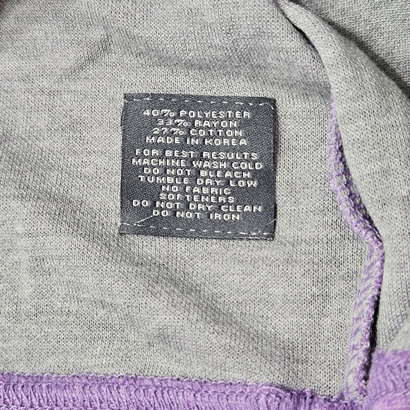 New Turtleson Wallace quarter 1/4 zip golf vest heather purple grape size Large - Picture 6 of 9